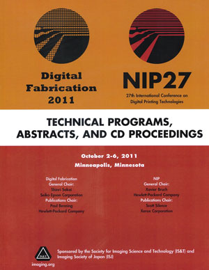 NIP27: Int'l Conf. on Digital Printing Technologies (CD)