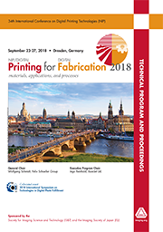 Printing for Fabrication 2018 Cover